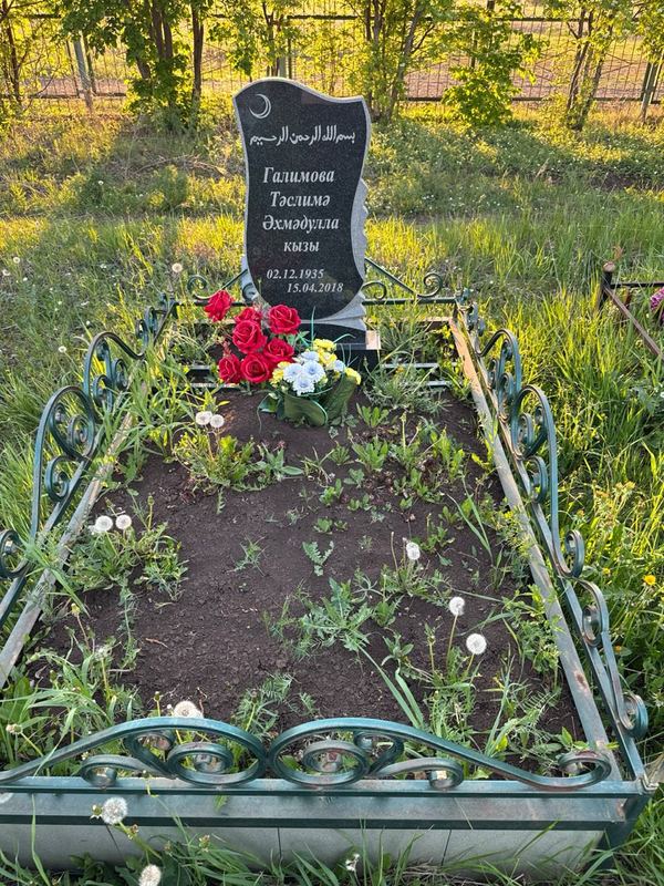 Фото надгробия: Галимова Таслима Ахмадулловна