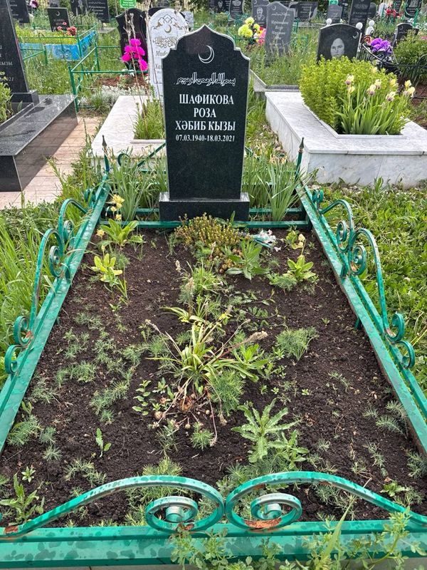 Фото надгробия: Шафикова Роза Хабибовна