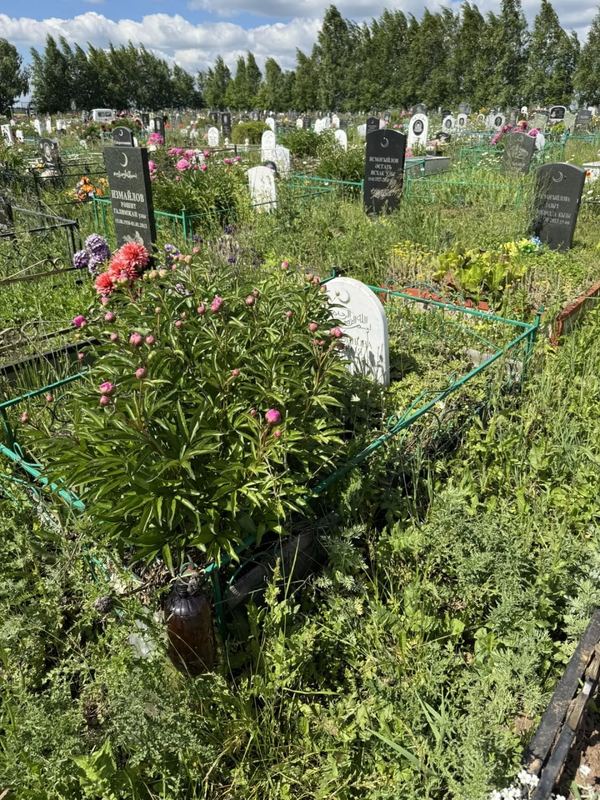 Фото надгробия: Хусаинова Накия Закиевна