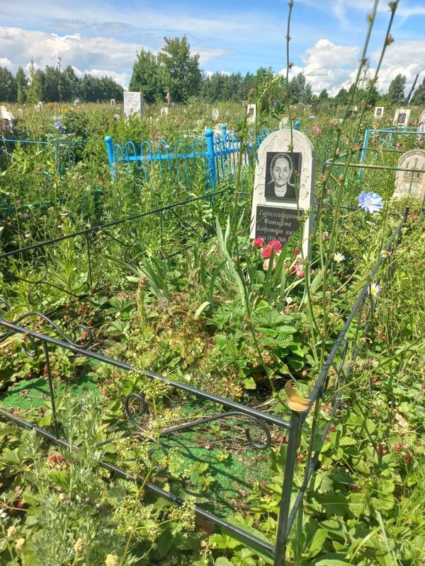 Фото надгробия: Габдельгафарова Фатыйма Бадретдиновна
