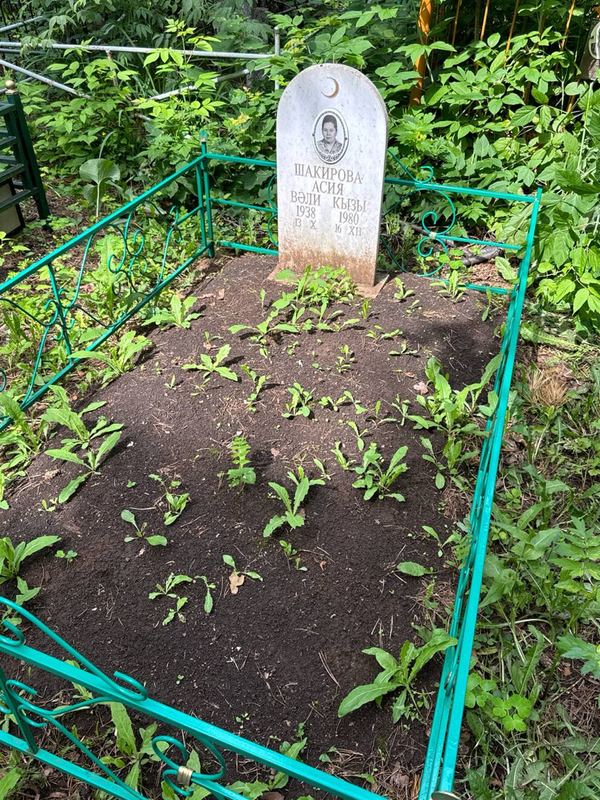 Фото надгробия: Шакирова Асия Валиевна