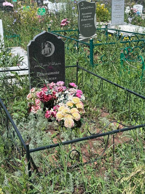 Фото надгробия: Ташматова Мунзия Хабировна