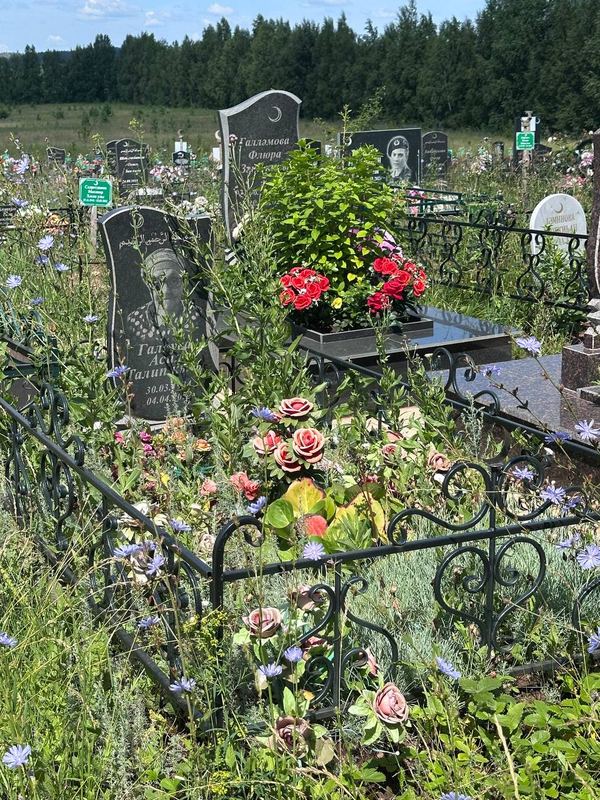 Фото надгробия: Галяува Асия Талиповна