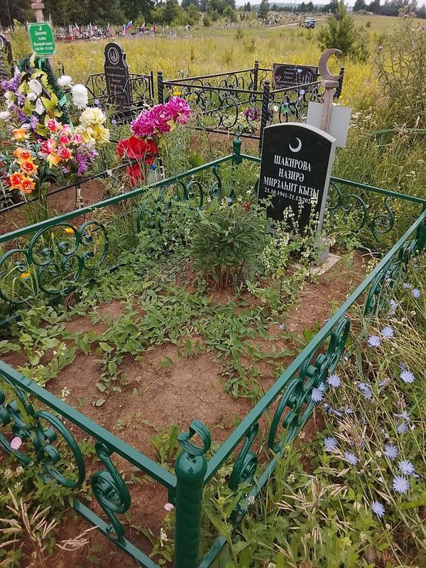 Фото надгробия: Шакирова Назира Мирзагитовна