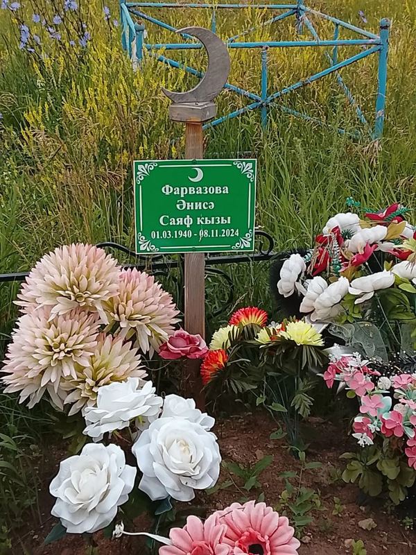 Фото надгробия: Фарвазова Аниса Саяфовна
